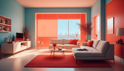 white and gold theme modern interior