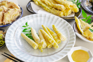 姫たけのこの刺身