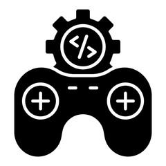 Obraz premium Modern design icon of game development 