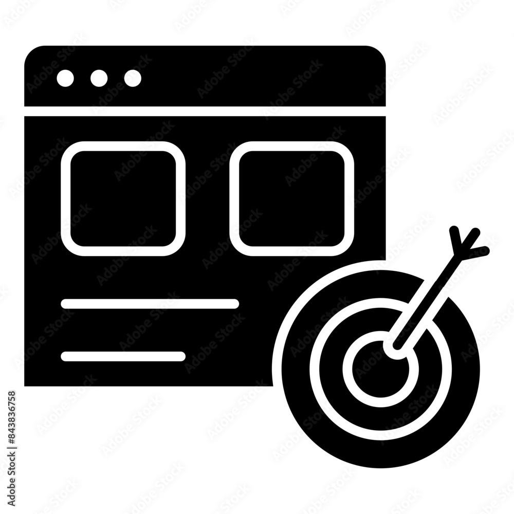Canvas Prints an editable design icon of target website