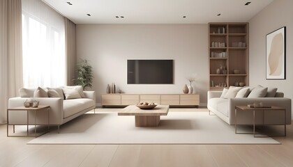 white and gold theme modern interior