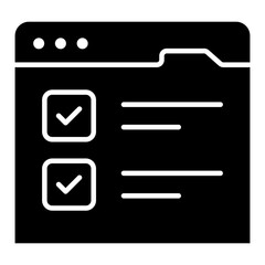 Premium download icon of checklist 