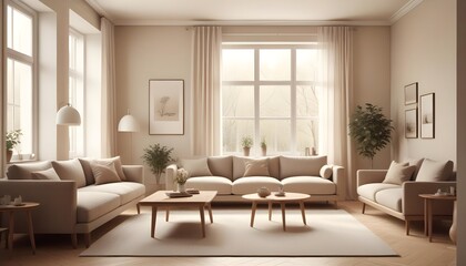 Fototapeta premium white and gold theme modern interior
