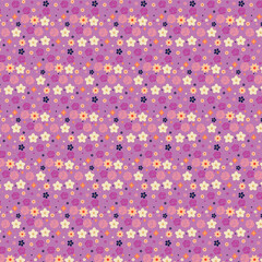 Flowers pattern background