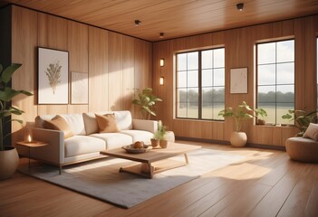 white and gold theme modern interior