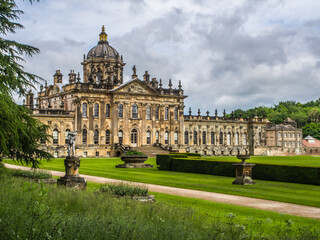 Obraz premium Castle Howard, near York England. English stately home architecture