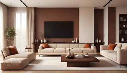 white and gold theme modern interior