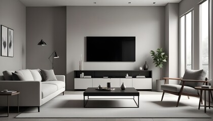 white and gold theme modern interior