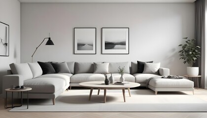 white and gold theme modern interior