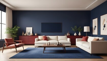 white and gold theme modern interior