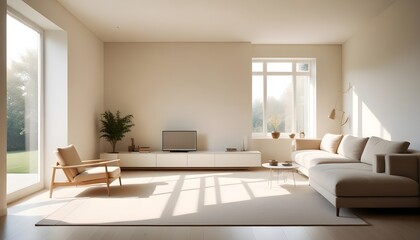 white and gold theme modern interior