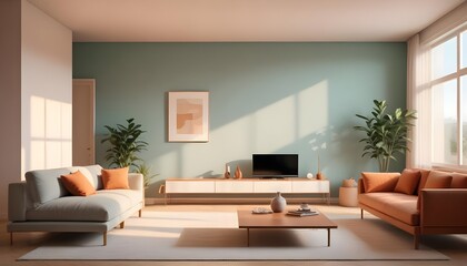 white and gold theme modern interior