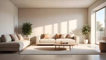 white and gold theme modern interior