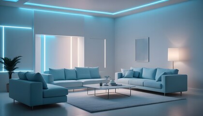 white and gold theme modern interior