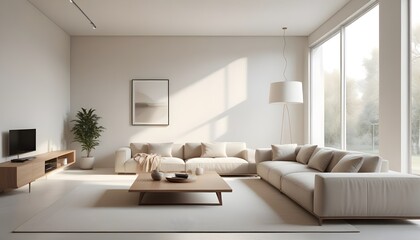 white and gold theme modern interior