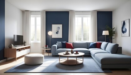 white and gold theme modern interior