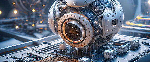 Fototapeta premium テクノロジー 未来 背景画像 Generative AI