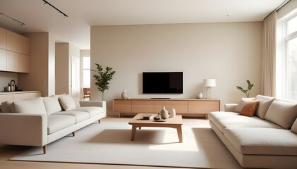 white and gold theme modern interior