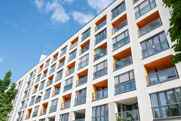 Modernes Neubauhaus in Deutschland