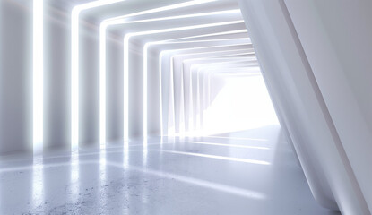 Obraz premium abstract background with waves, 3D Light White Background , abstract background