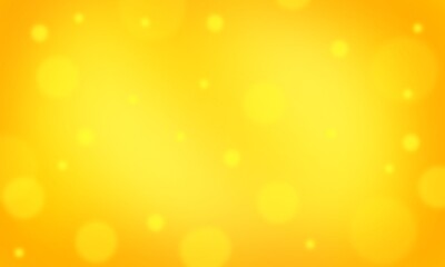 Bokeh yellow background
