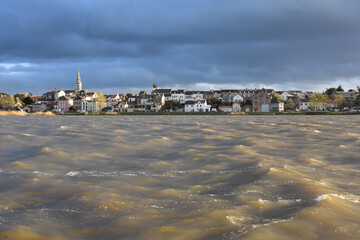 Fototapeta premium the Loire and the Pellerin opposite