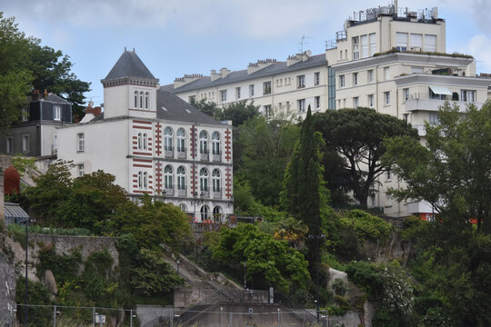 the former house of jules verne (museum) overlooking the loire in nantes