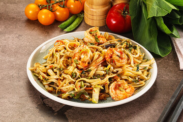 Pad Thai - noodles with prawn