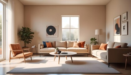 white and gold theme modern interior