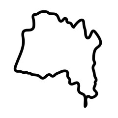 Metropolitana de Santiago vector map