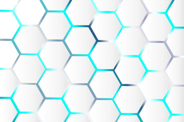 hexagonal abstrack background vector free 