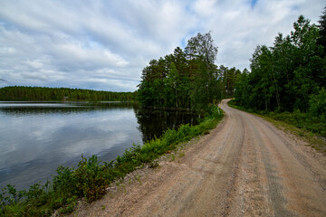 Swedish gravel road