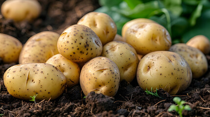 Raw Organic Idaho Russet Potatoes 