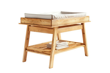 Fototapeta premium Practical Nursery Organization: The Changing Table