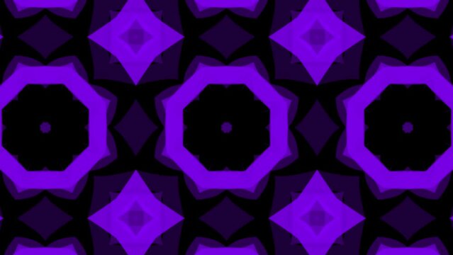 Purple pattern decoration 4K background art vj motion mosaic geometric
