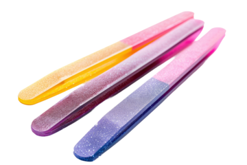 Shiny Nail File on Marble Surface