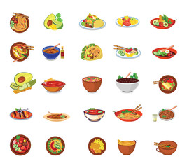 Delicious Vector Fruit Food Illustration With Illustration Clip Art Set, Creative Fruit Vector With White Background