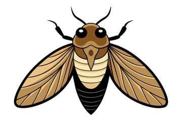 Cicada  vector artwork and illustration svg file