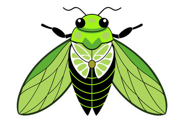 Cicada  vector artwork and illustration svg file