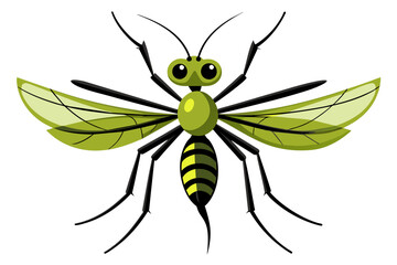 Mosquito vector artwork and illustration svg file