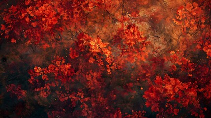 Autumn foliage in a forest img