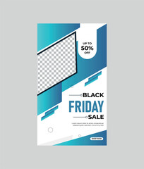 Black Friday editable social media post discount sale templates bundle set for digital marketing. stories and social media posts