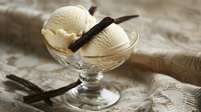 vanilla ice cream two or more flaver