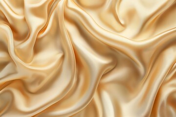 Obraz premium High-quality image depicting the smooth and elegant texture of golden silk material
