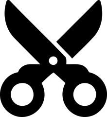 Scissor icon, Vector Sign or Symbol