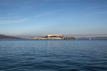 Fototapeta premium The alcatraz island is famous in sanfrancisco,California,USA.