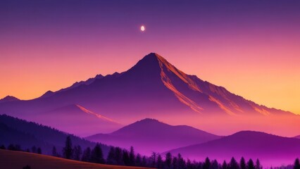Fototapeta premium Beautiful view of the mountain. Mountain landscape. The beauty of nature.