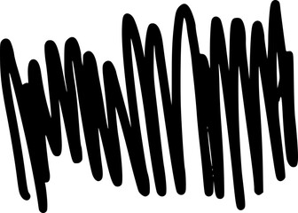 Black pen marker shapes,  Black pen scribble 