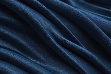 Fototapeta premium 4K abstract blue wallpaper featuring a wave or folded cloth like pattern. Perfect for modern and elegant backgrounds.
