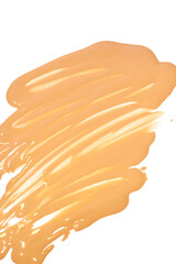 Obraz premium Liquid Foundation or Sunscreen of Make up and Skin Care Texture Isolated on White Background